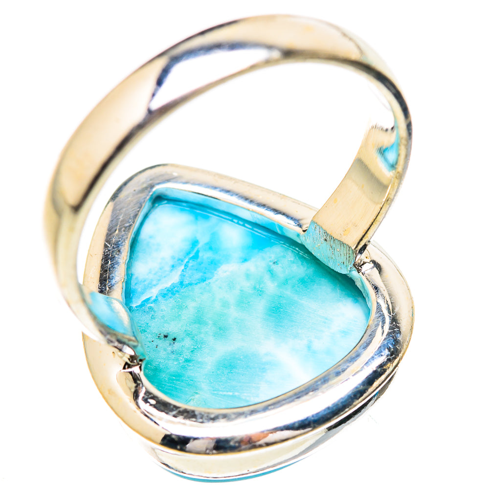 Larimar Rings handcrafted by Ana Silver Co - RING130826 - Photo 3