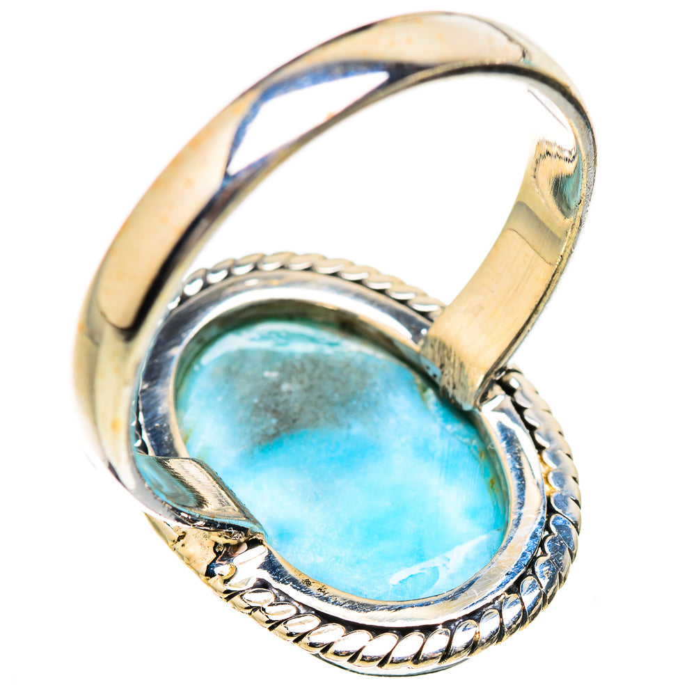 Larimar Rings handcrafted by Ana Silver Co - RING130856 - Photo 3