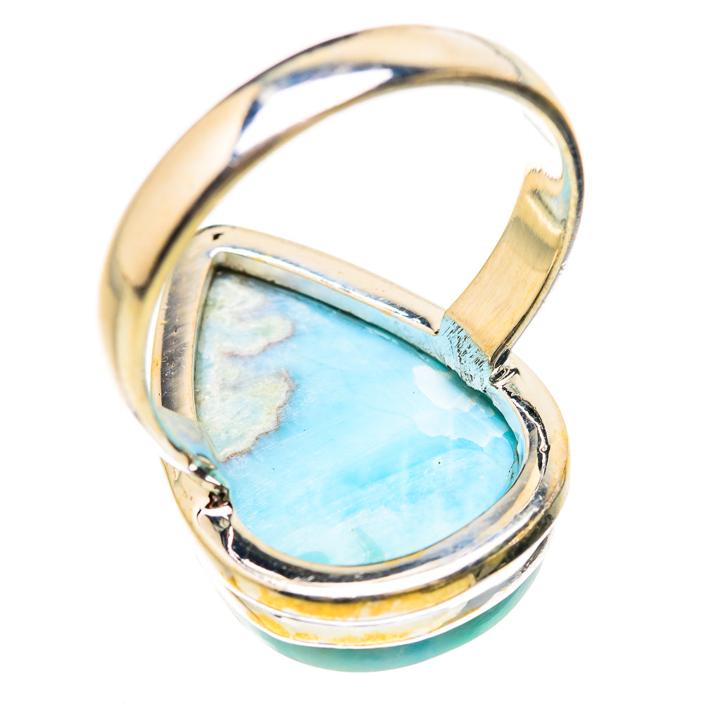 Larimar Rings handcrafted by Ana Silver Co - RING130860 - Photo 3