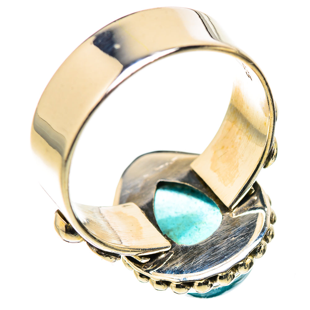 Blue Fluorite Rings handcrafted by Ana Silver Co - RING130898 - Photo 3