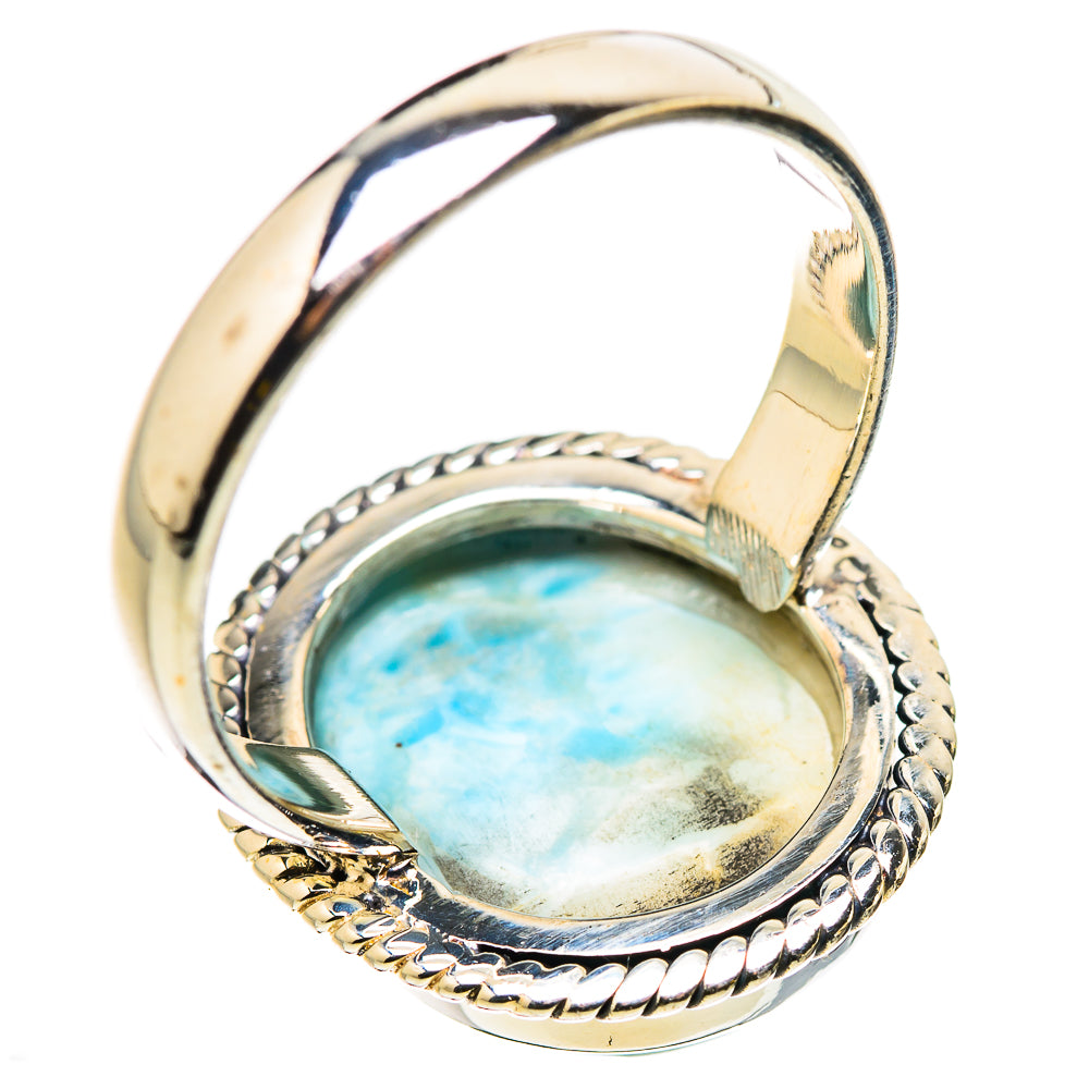 Larimar Rings handcrafted by Ana Silver Co - RING130903 - Photo 3