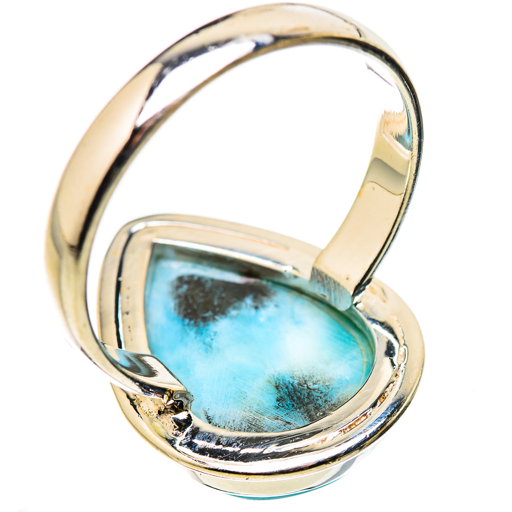 Larimar Rings handcrafted by Ana Silver Co - RING130920 - Photo 3