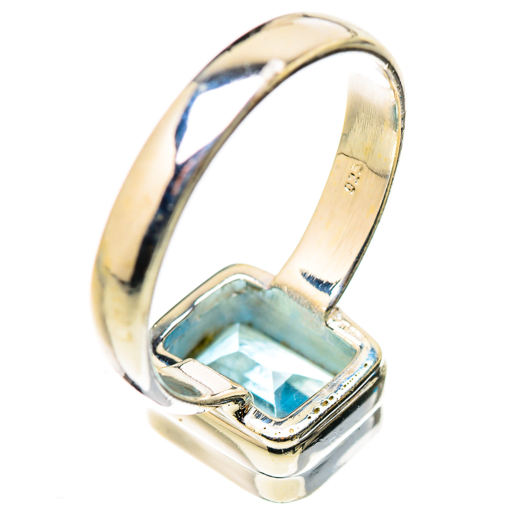 Blue Topaz Rings handcrafted by Ana Silver Co - RING130967 - Photo 3