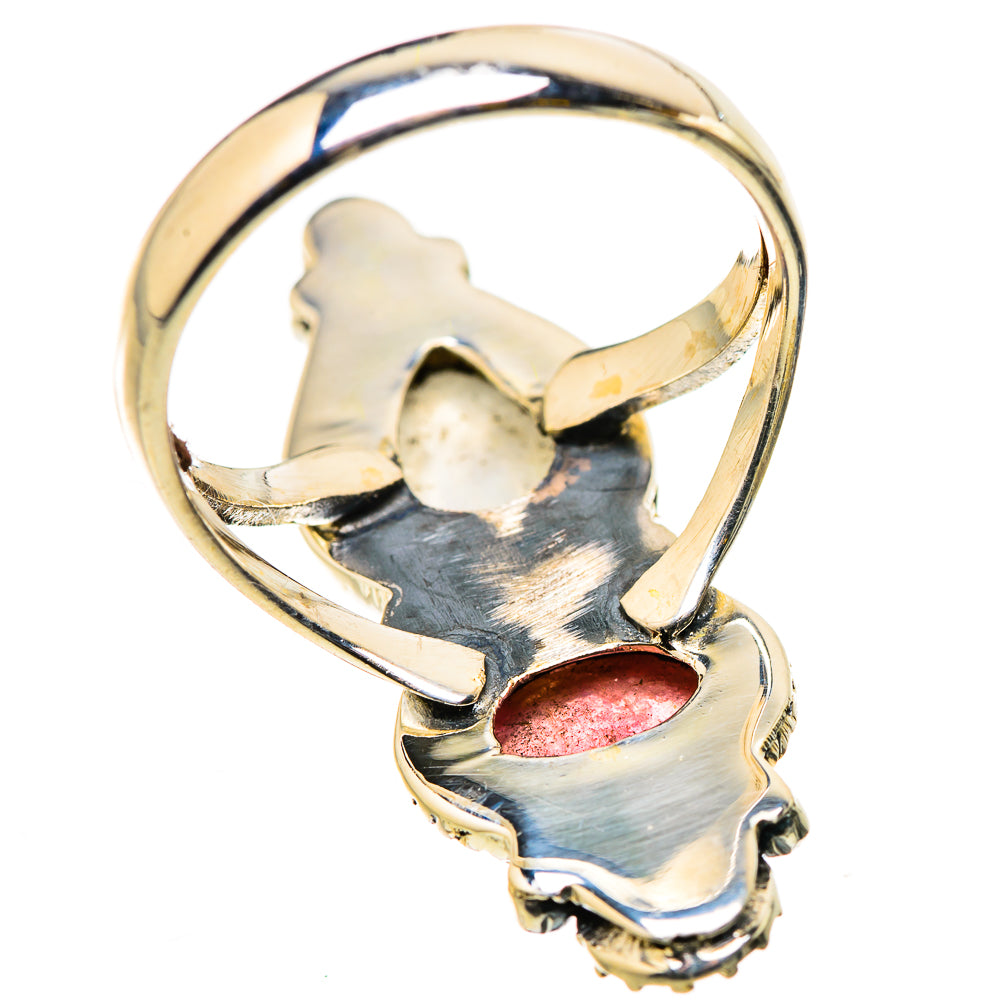 Rainbow Moonstone Rings handcrafted by Ana Silver Co - RING130972 - Photo 3