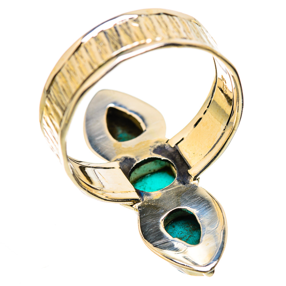 Sleeping Beauty Turquoise Rings handcrafted by Ana Silver Co - RING131008 - Photo 3