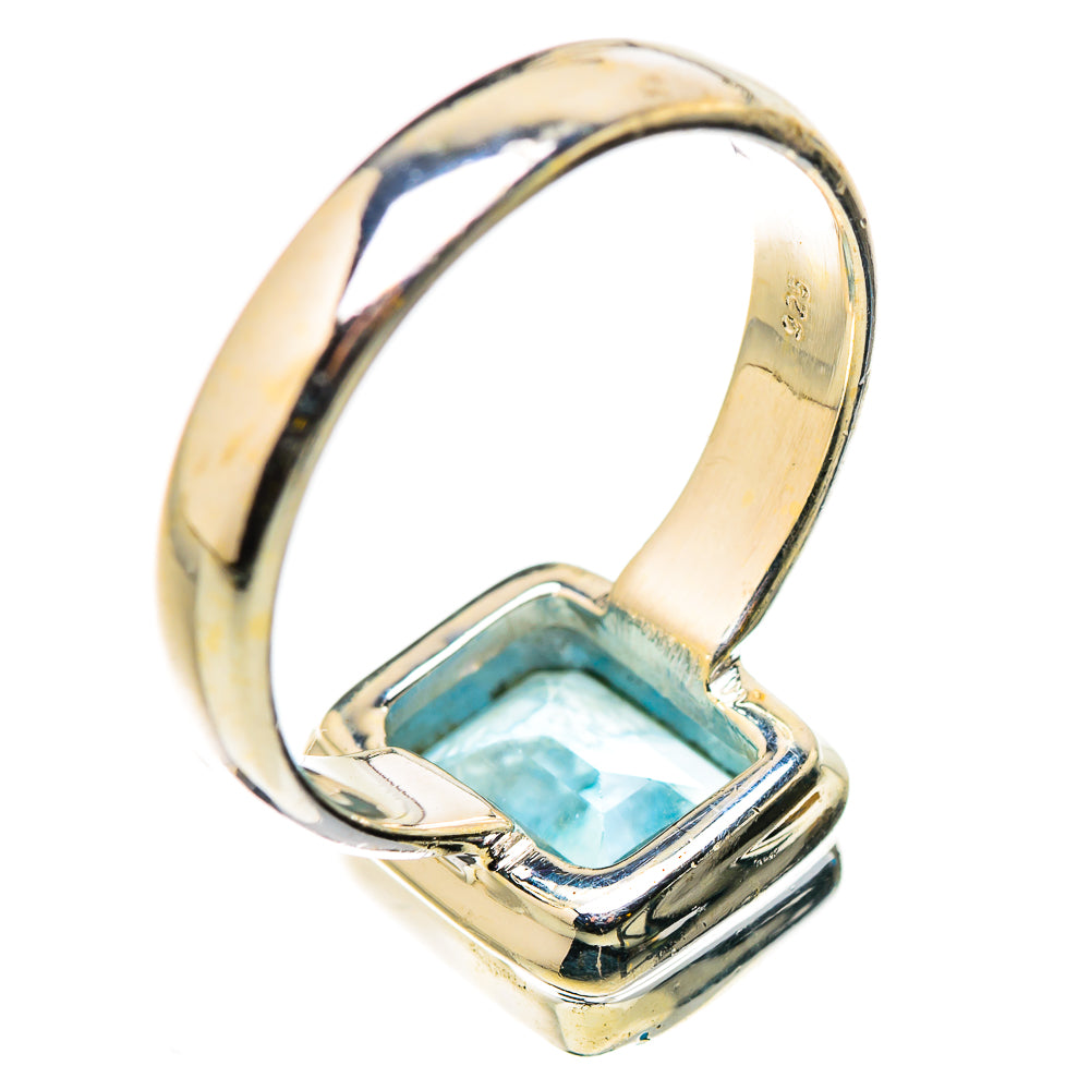 Blue Topaz Rings handcrafted by Ana Silver Co - RING131020 - Photo 3