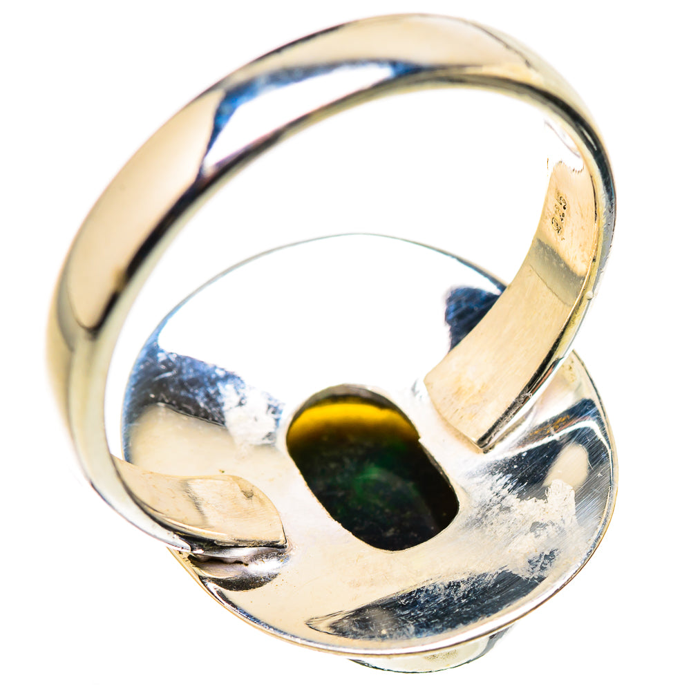 Black Opal Rings handcrafted by Ana Silver Co - RING131040 - Photo 3