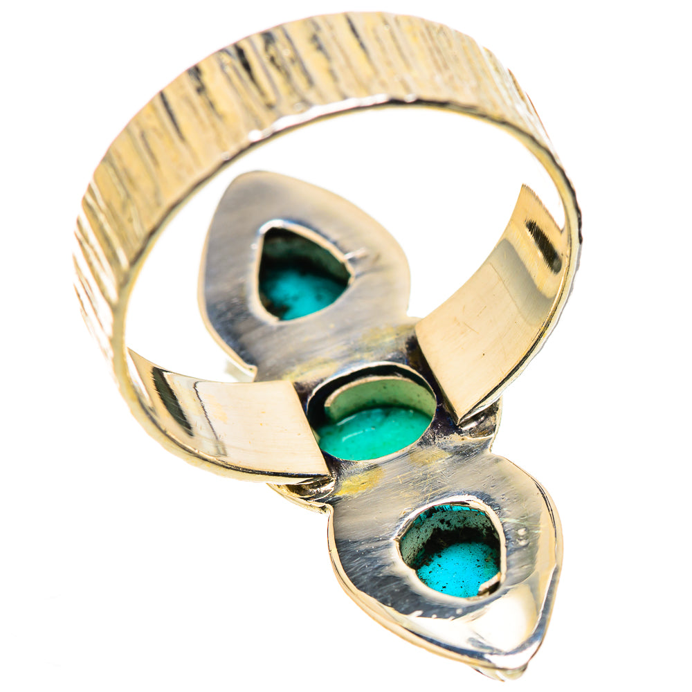 Sleeping Beauty Turquoise Rings handcrafted by Ana Silver Co - RING131046 - Photo 3