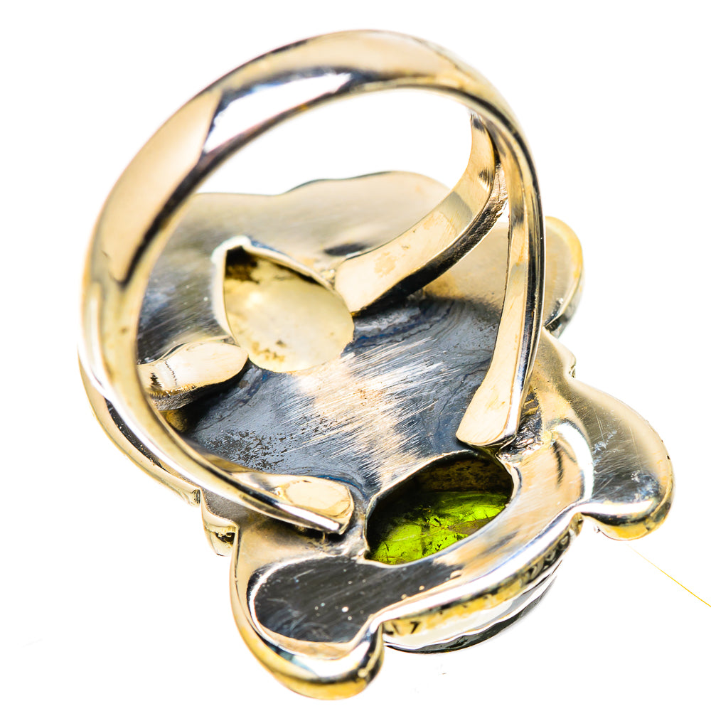 Rainbow Moonstone Rings handcrafted by Ana Silver Co - RING131049 - Photo 3