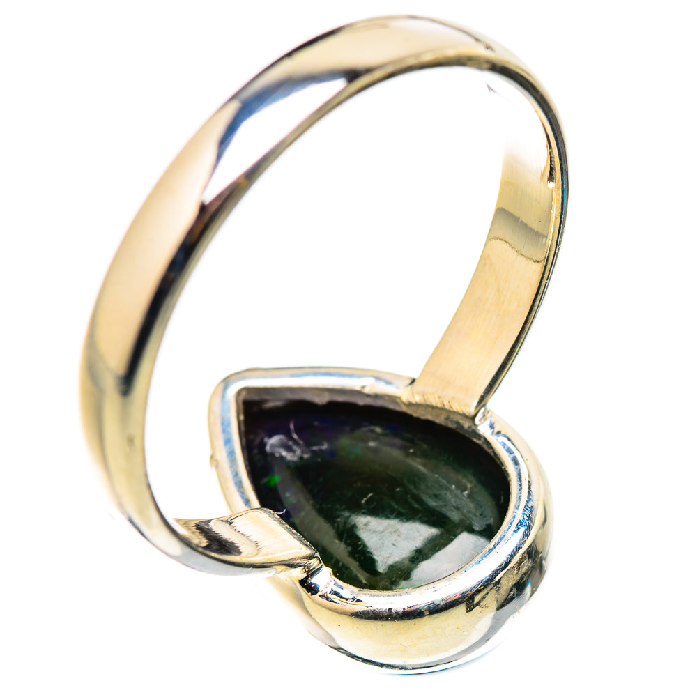 Black Opal Rings handcrafted by Ana Silver Co - RING131053 - Photo 3