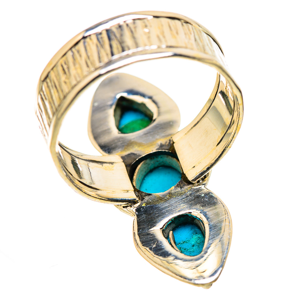 Sleeping Beauty Turquoise Rings handcrafted by Ana Silver Co - RING131066 - Photo 3