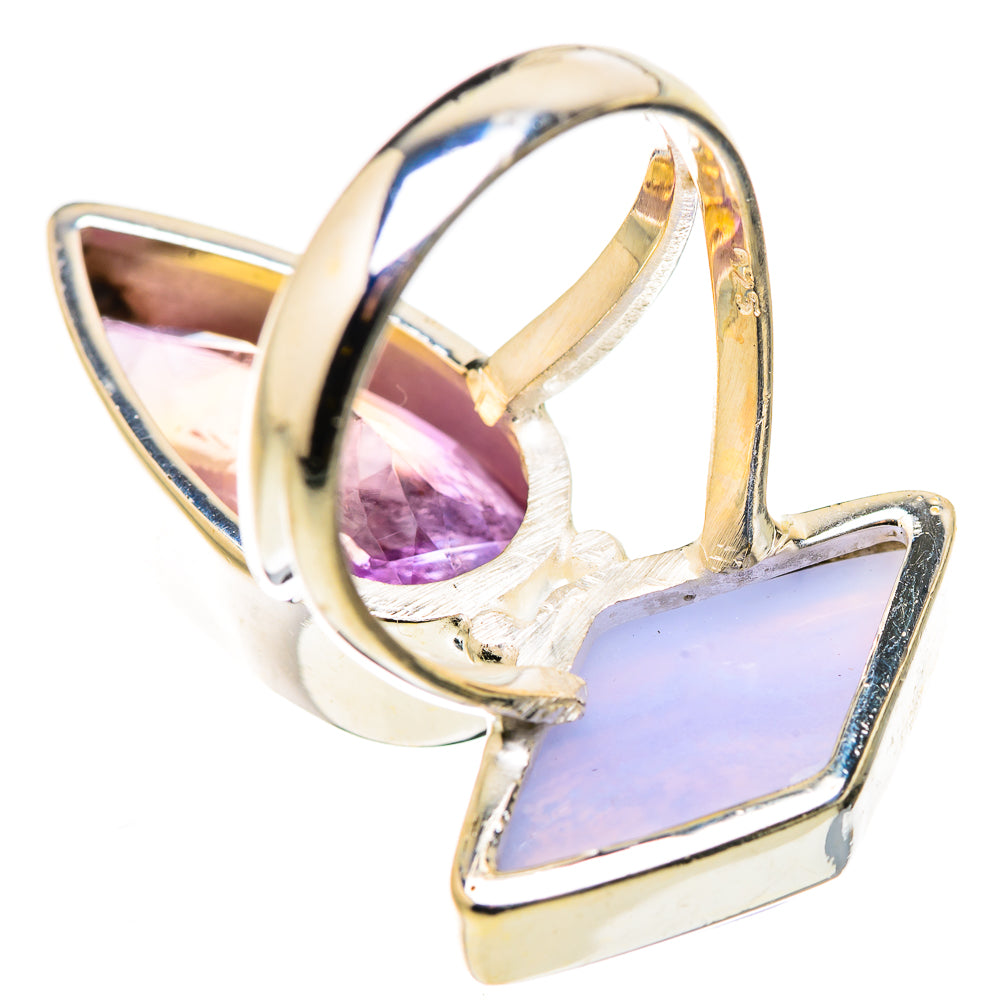Faceted Ametrine Rings handcrafted by Ana Silver Co - RING131094 - Photo 3