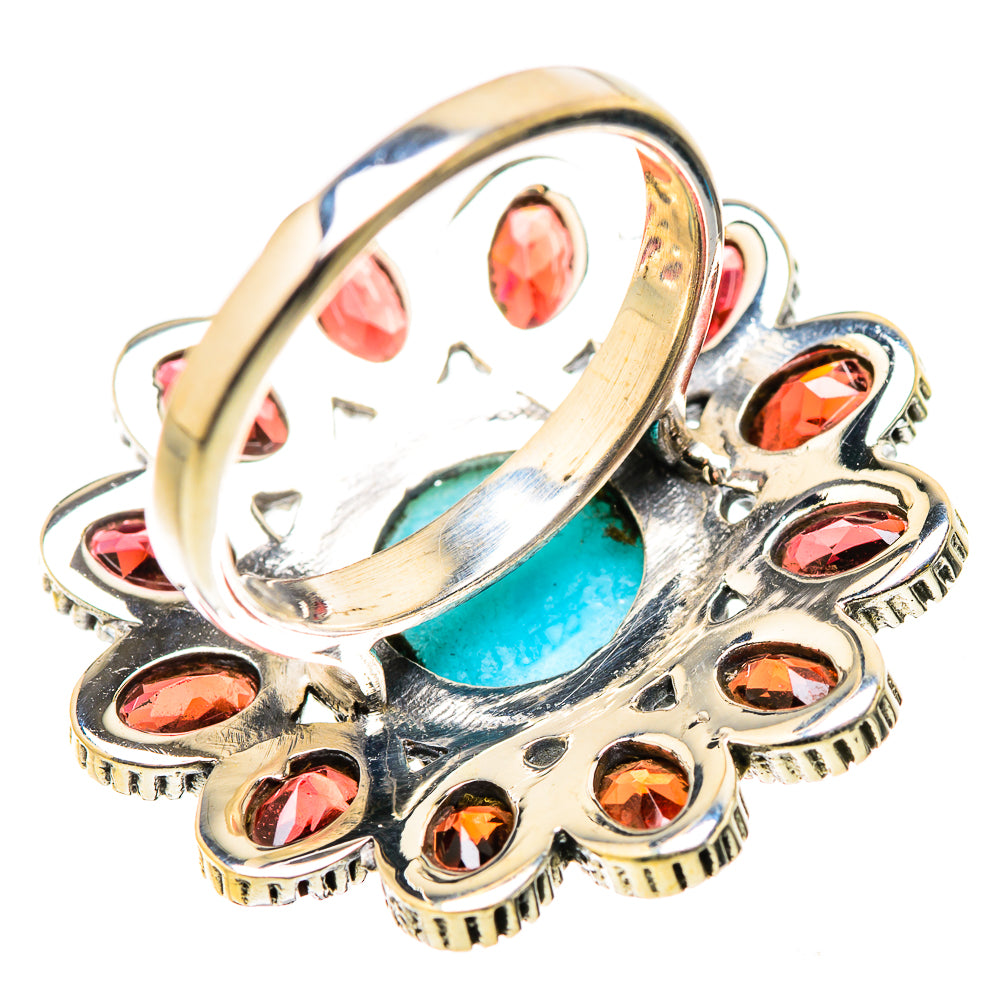 Larimar Rings handcrafted by Ana Silver Co - RING131108 - Photo 3