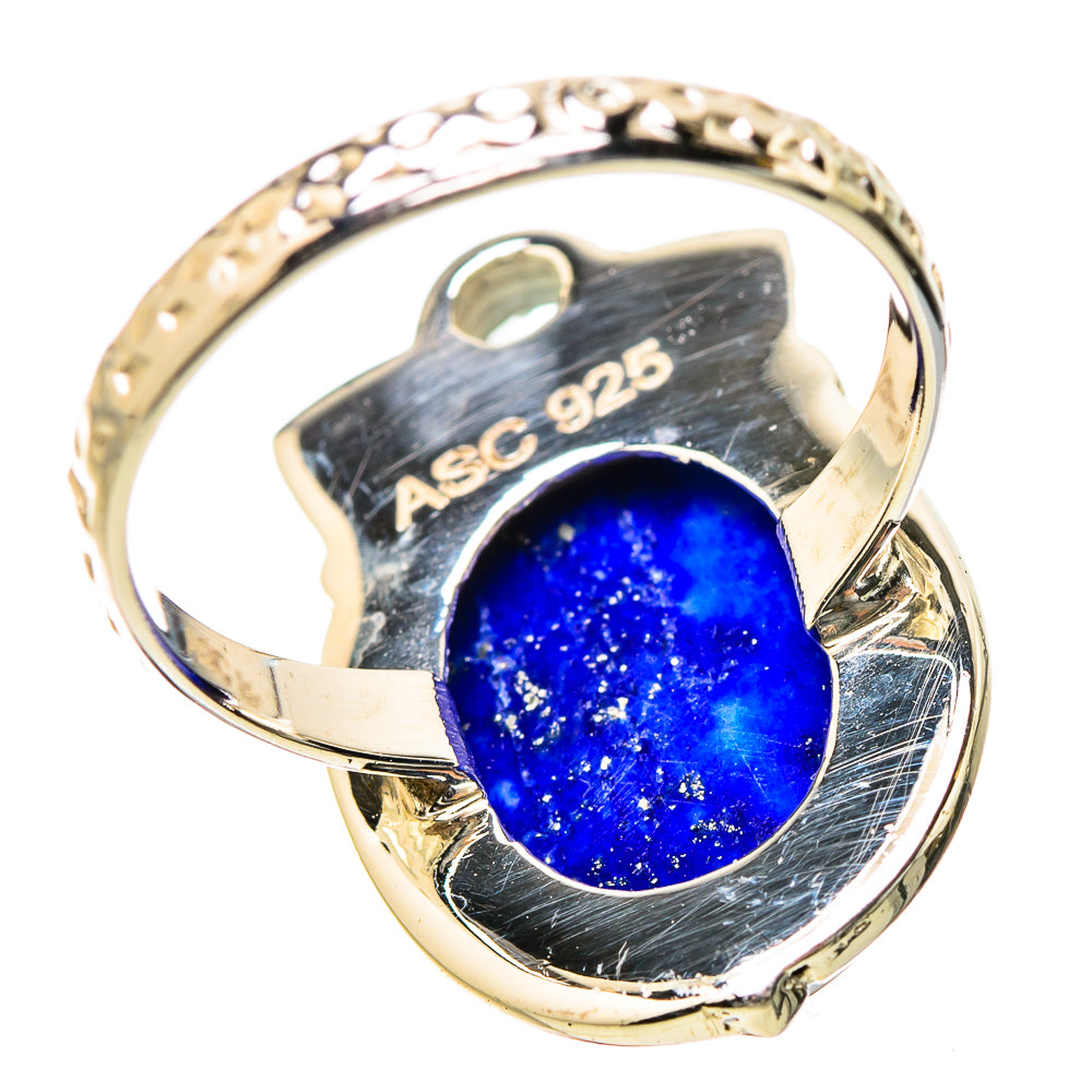 Lapis Lazuli Rings handcrafted by Ana Silver Co - RING131195 - Photo 3