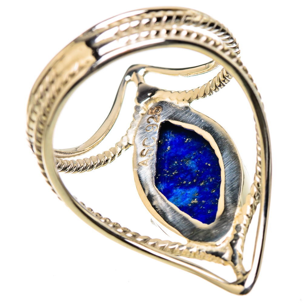 Lapis Lazuli Rings handcrafted by Ana Silver Co - RING131210 - Photo 3