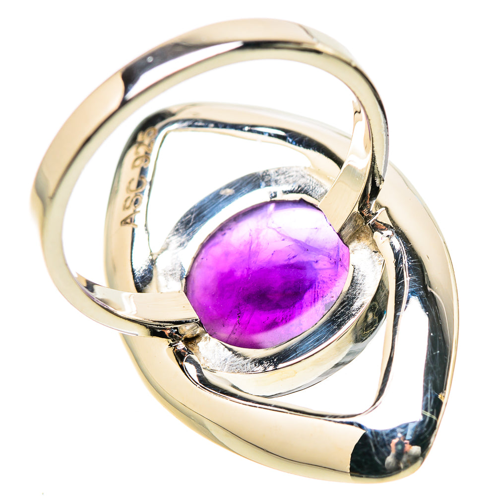 Amethyst Rings handcrafted by Ana Silver Co - RING131224 - Photo 3
