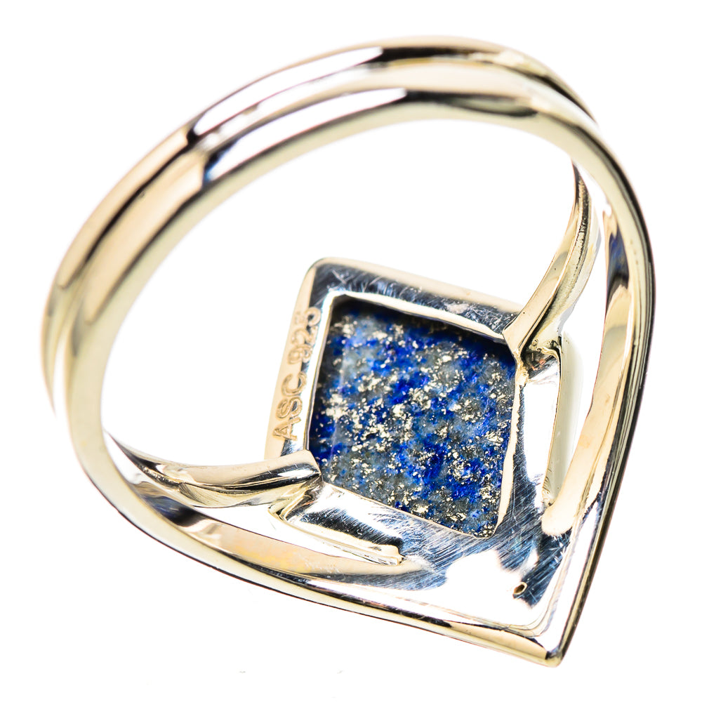 Lapis Lazuli Rings handcrafted by Ana Silver Co - RING131227 - Photo 3