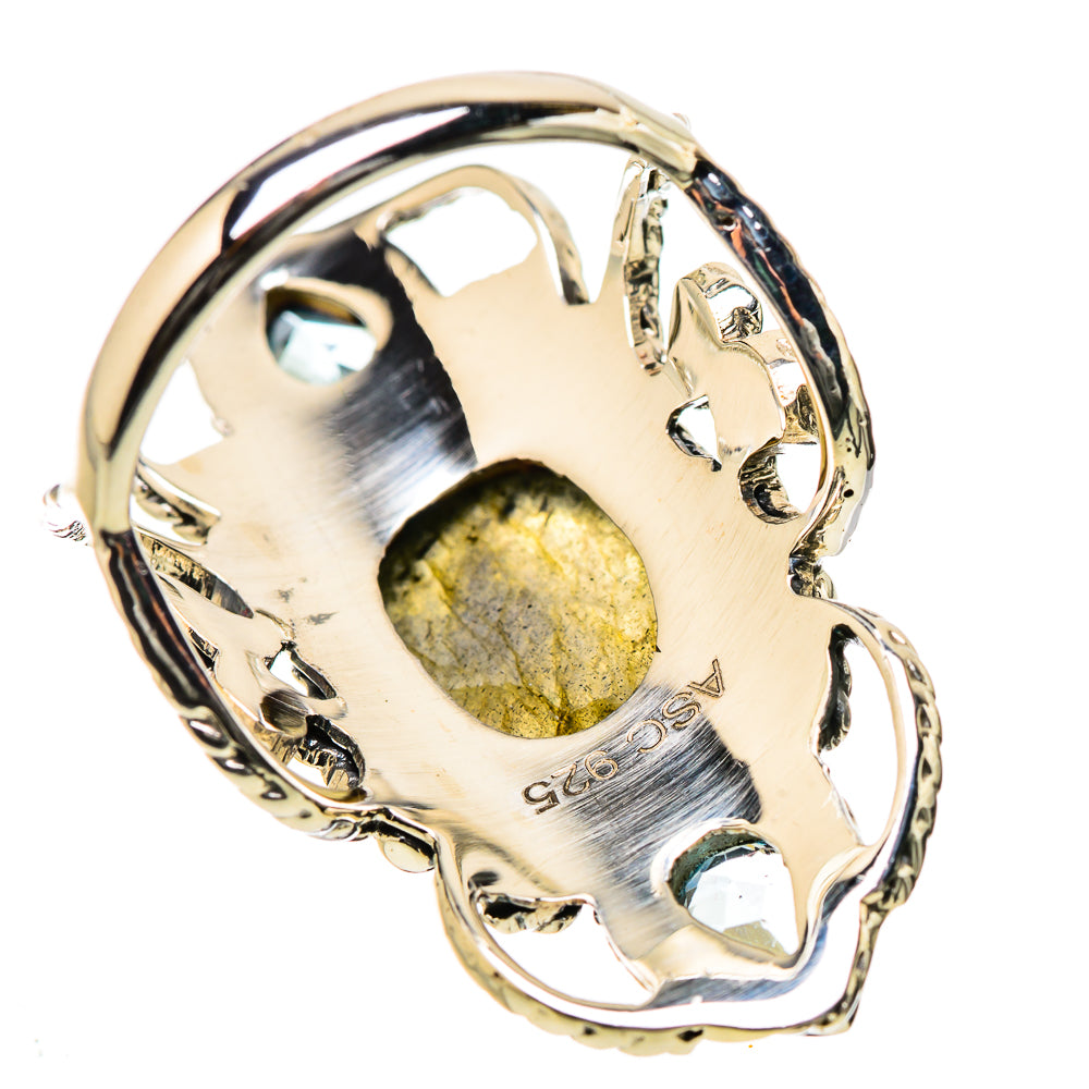 Labradorite Rings handcrafted by Ana Silver Co - RING131271 - Photo 3