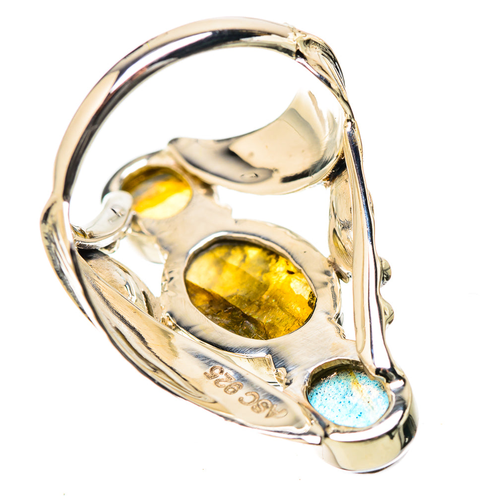 Labradorite Rings handcrafted by Ana Silver Co - RING131300 - Photo 3