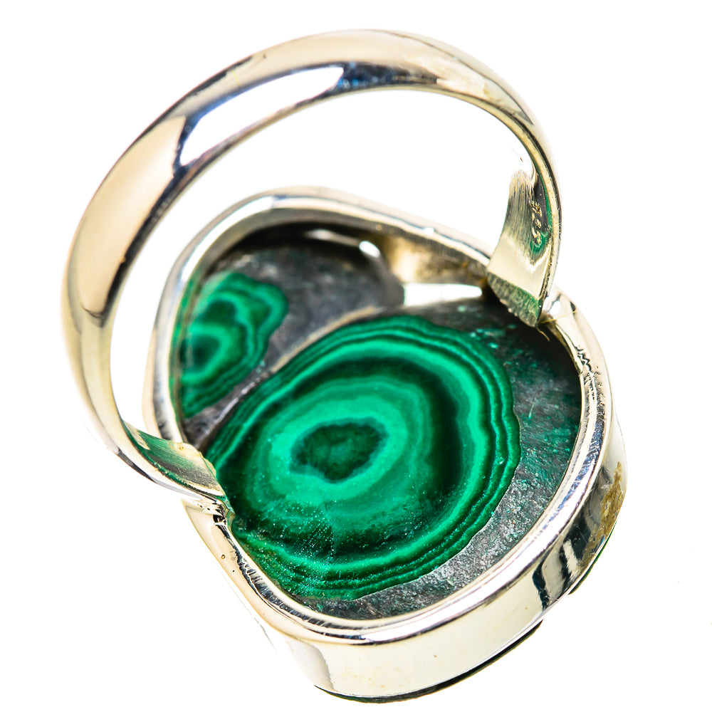 Malachite Rings handcrafted by Ana Silver Co - RING131333 - Photo 3