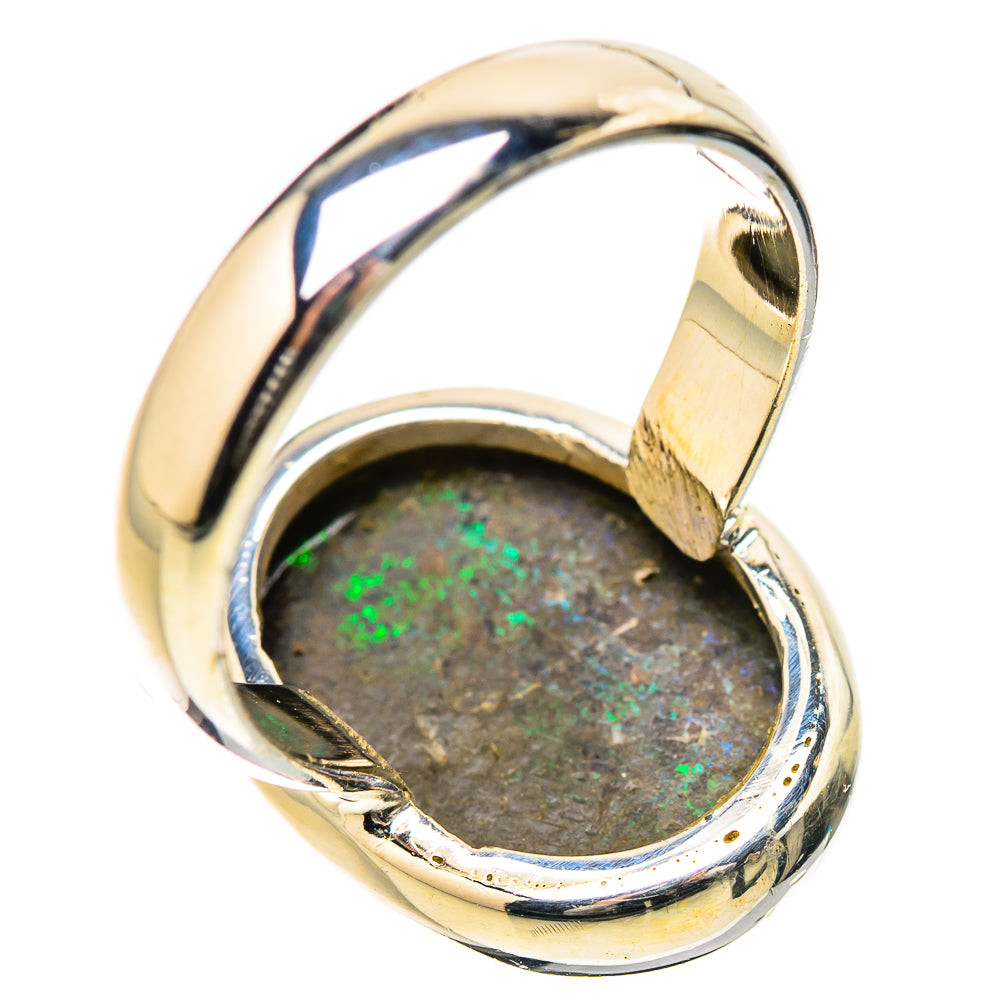 Andamooka Opal Rings handcrafted by Ana Silver Co - RING131353 - Photo 3