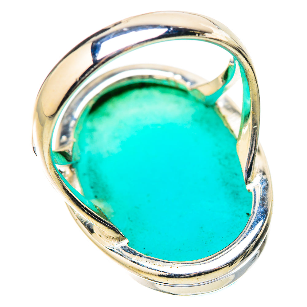 Peruvian Amazonite Rings handcrafted by Ana Silver Co - RING131446 - Photo 3