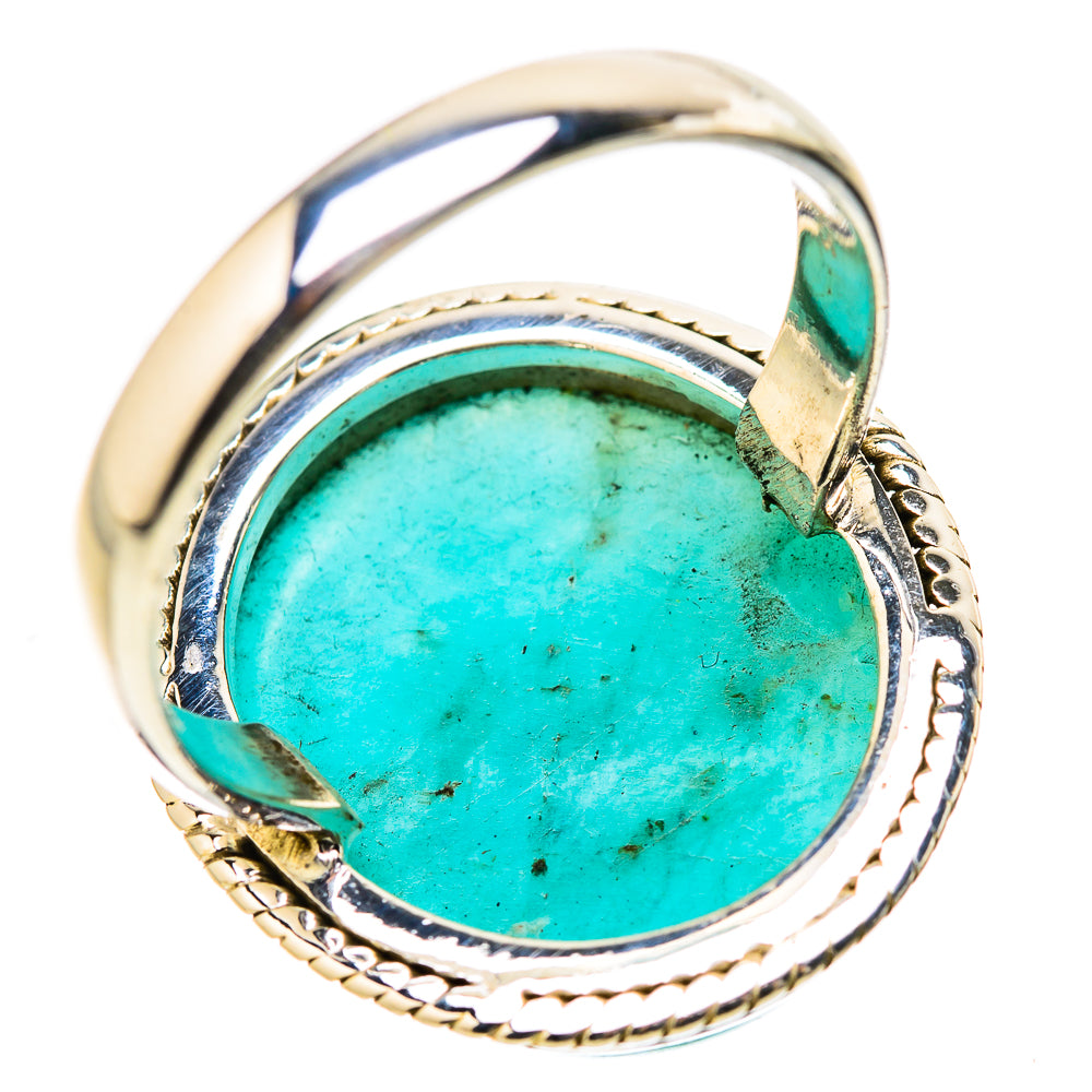 Peruvian Amazonite Rings handcrafted by Ana Silver Co - RING131467 - Photo 3