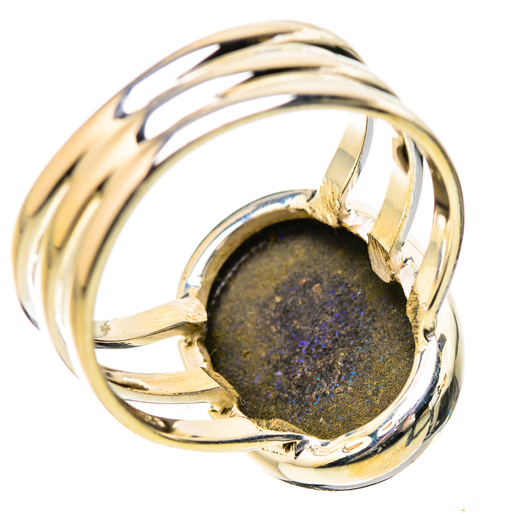 Andamooka Opal Rings handcrafted by Ana Silver Co - RING131490 - Photo 3