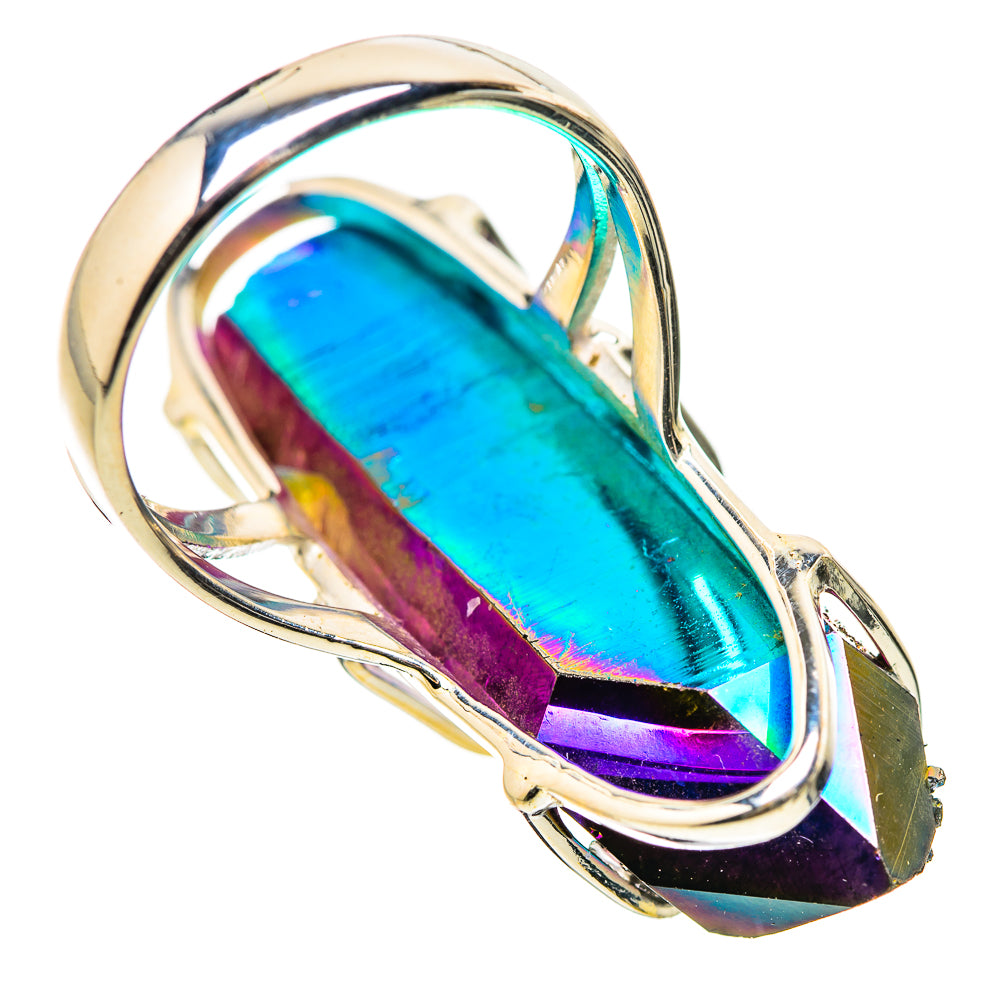 Titanium Sunshine Druzy Rings handcrafted by Ana Silver Co - RING131519 - Photo 3