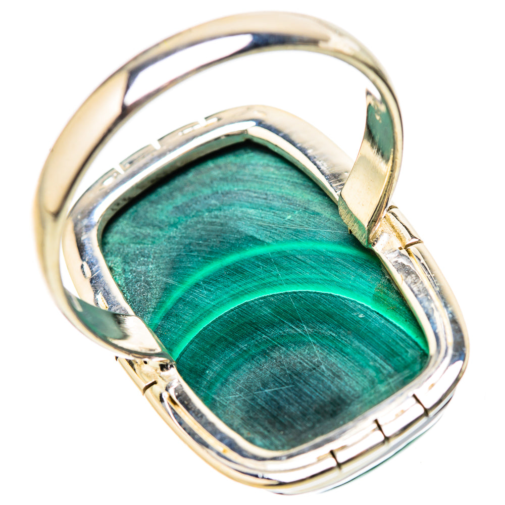 Malachite Rings handcrafted by Ana Silver Co - RING131535 - Photo 3