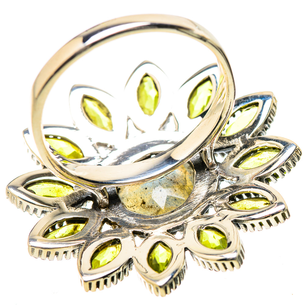 Labradorite Rings handcrafted by Ana Silver Co - RING131542 - Photo 3