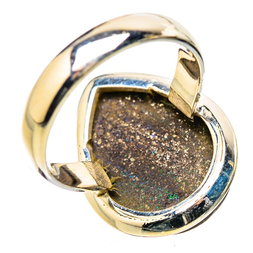Andamooka Opal Rings handcrafted by Ana Silver Co - RING131599 - Photo 3