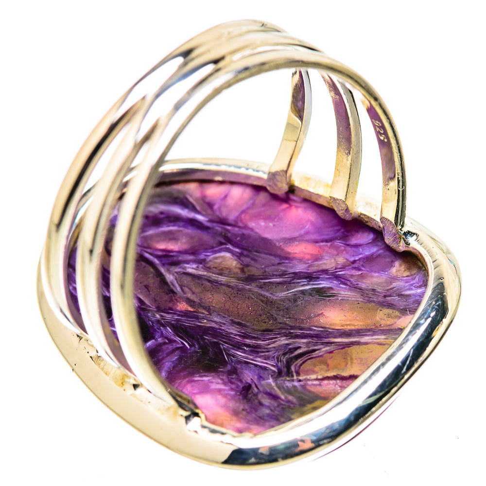 Charoite Rings handcrafted by Ana Silver Co - RING131712 - Photo 3
