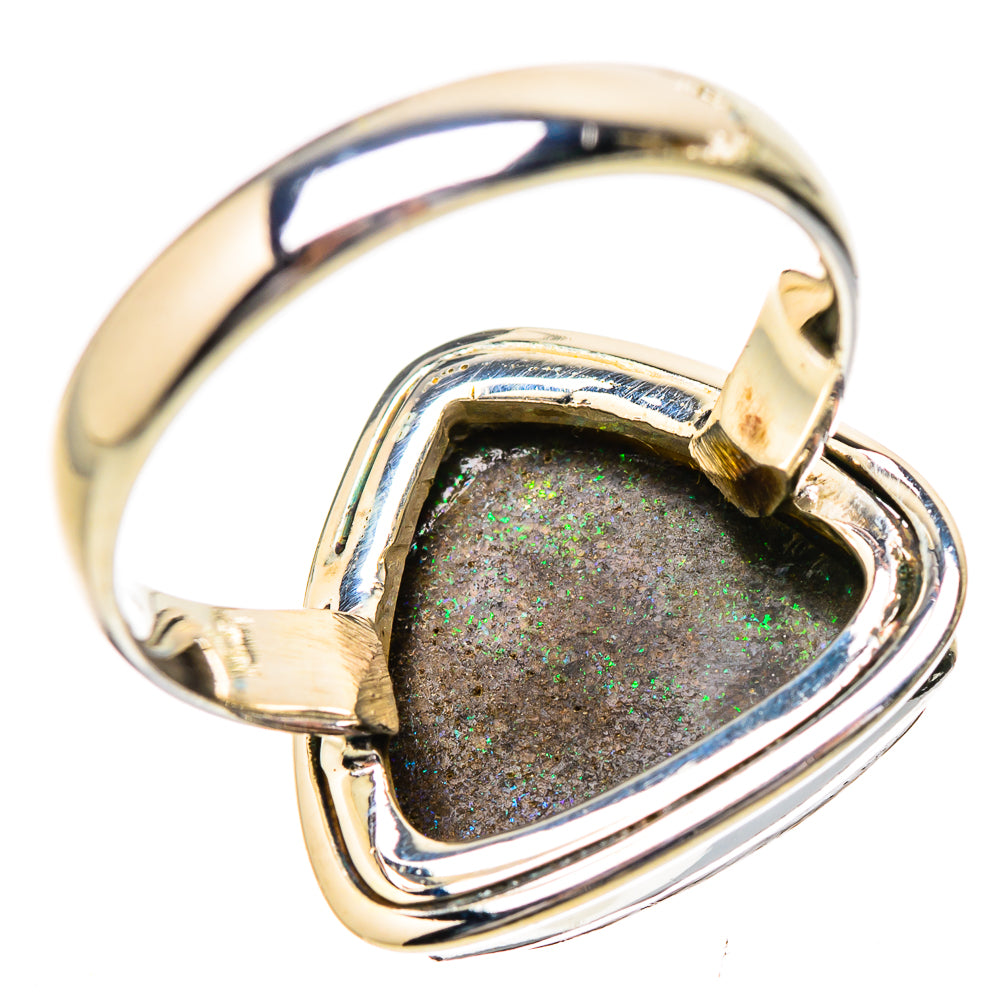 Andamooka Opal Rings handcrafted by Ana Silver Co - RING131778 - Photo 3