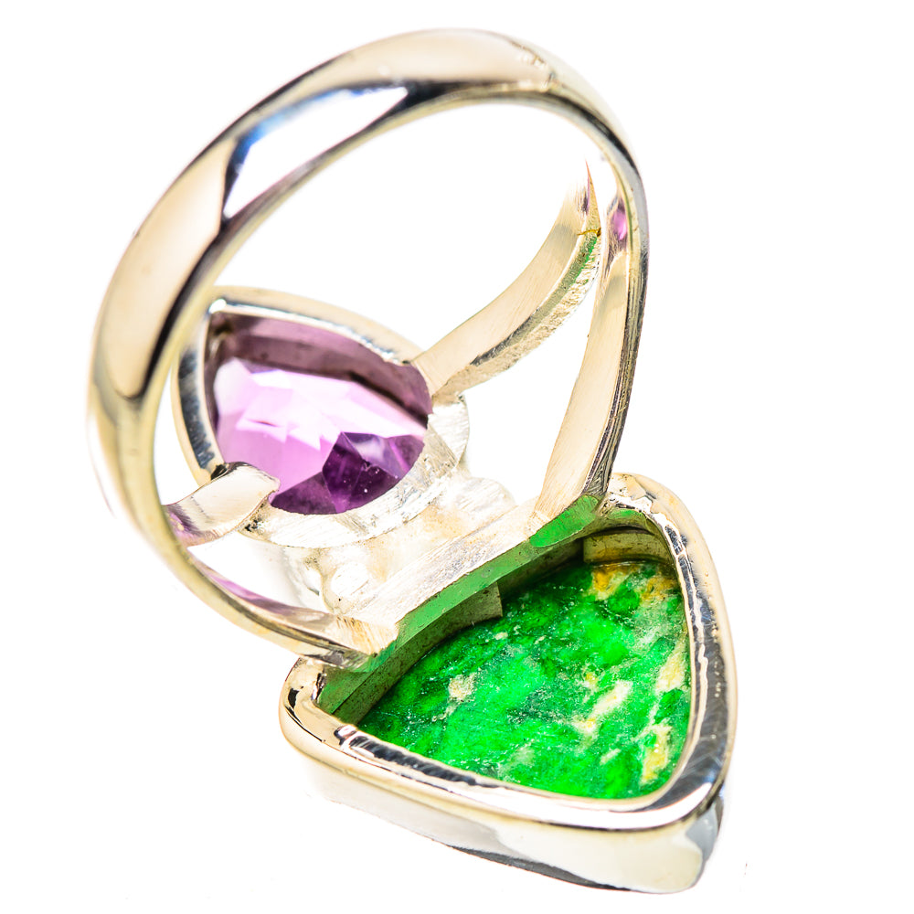 Gaspeite Rings handcrafted by Ana Silver Co - RING131788 - Photo 3