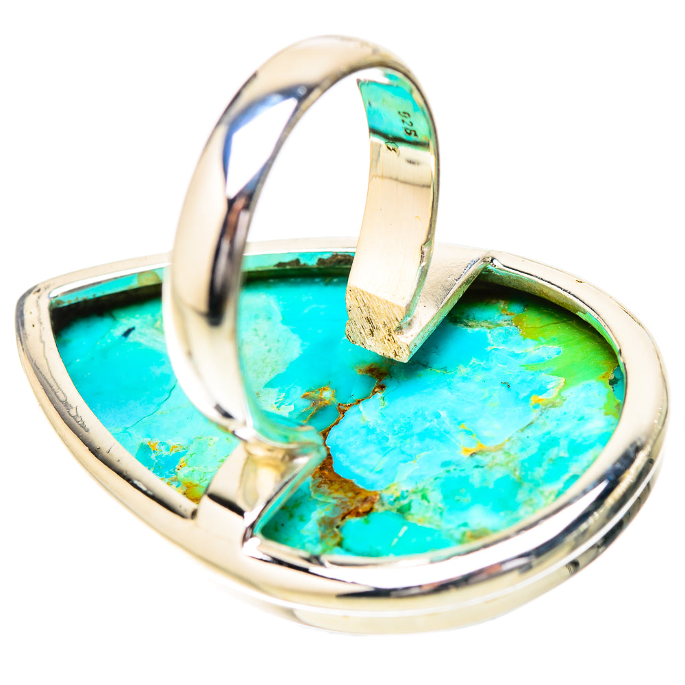 Chrysocolla Rings handcrafted by Ana Silver Co - RING131917 - Photo 3