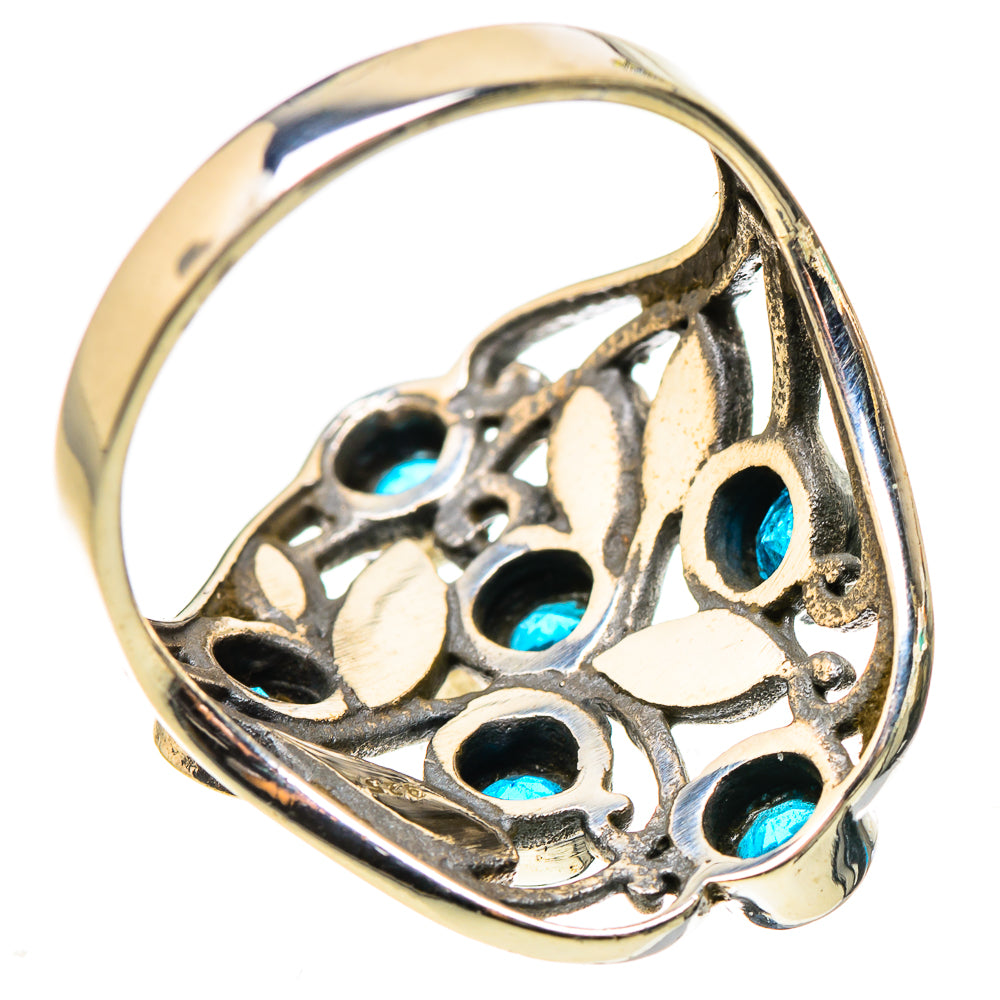 Swiss Blue Topaz Rings handcrafted by Ana Silver Co - RING131972 - Photo 3