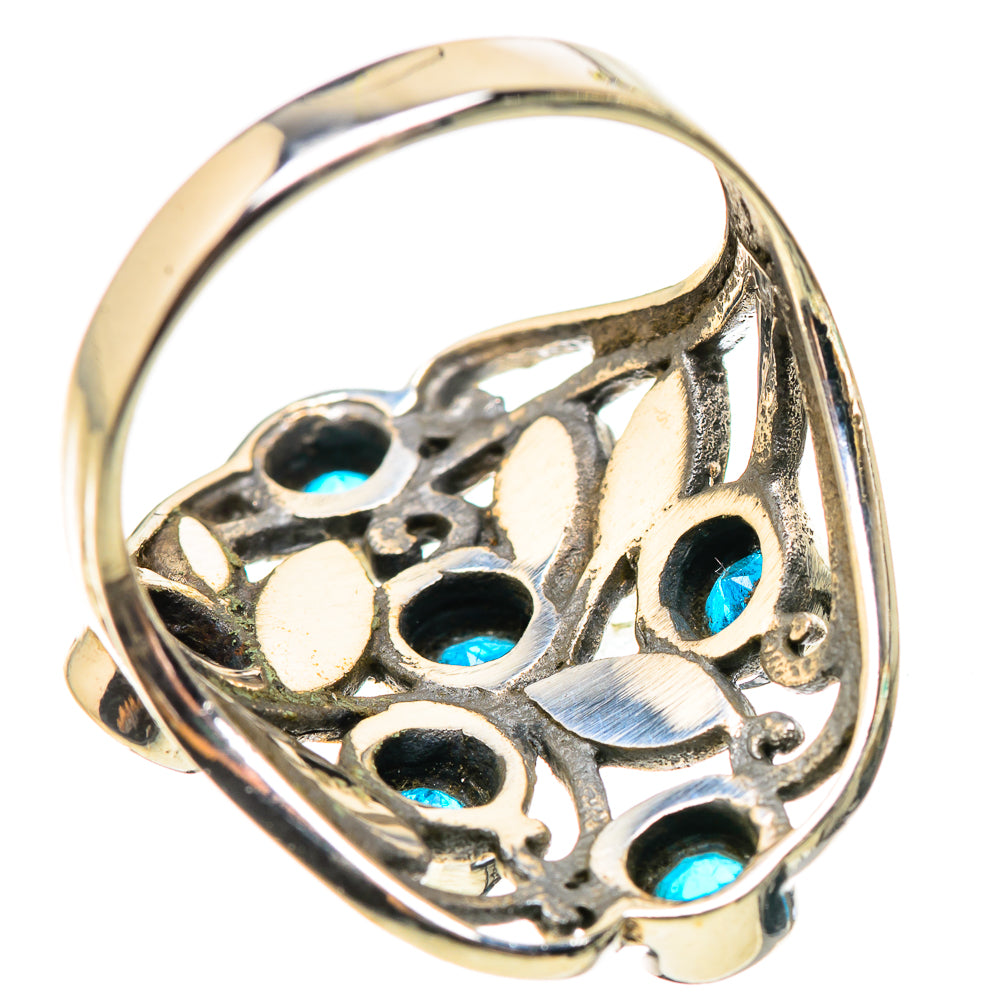 Swiss Blue Topaz Rings handcrafted by Ana Silver Co - RING132014 - Photo 3