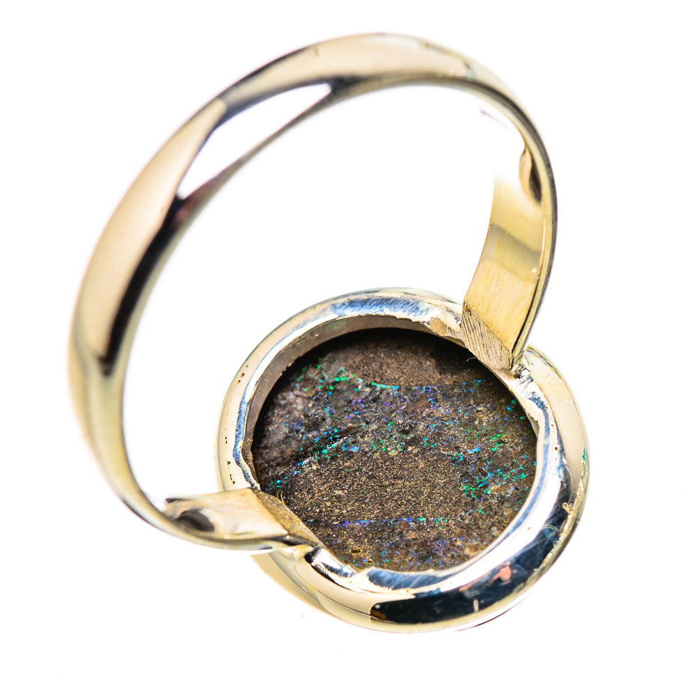 Andamooka Opal Rings handcrafted by Ana Silver Co - RING132242 - Photo 3