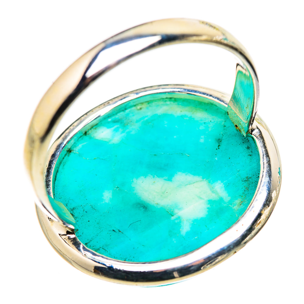 Peruvian Amazonite Rings handcrafted by Ana Silver Co - RING132290 - Photo 3