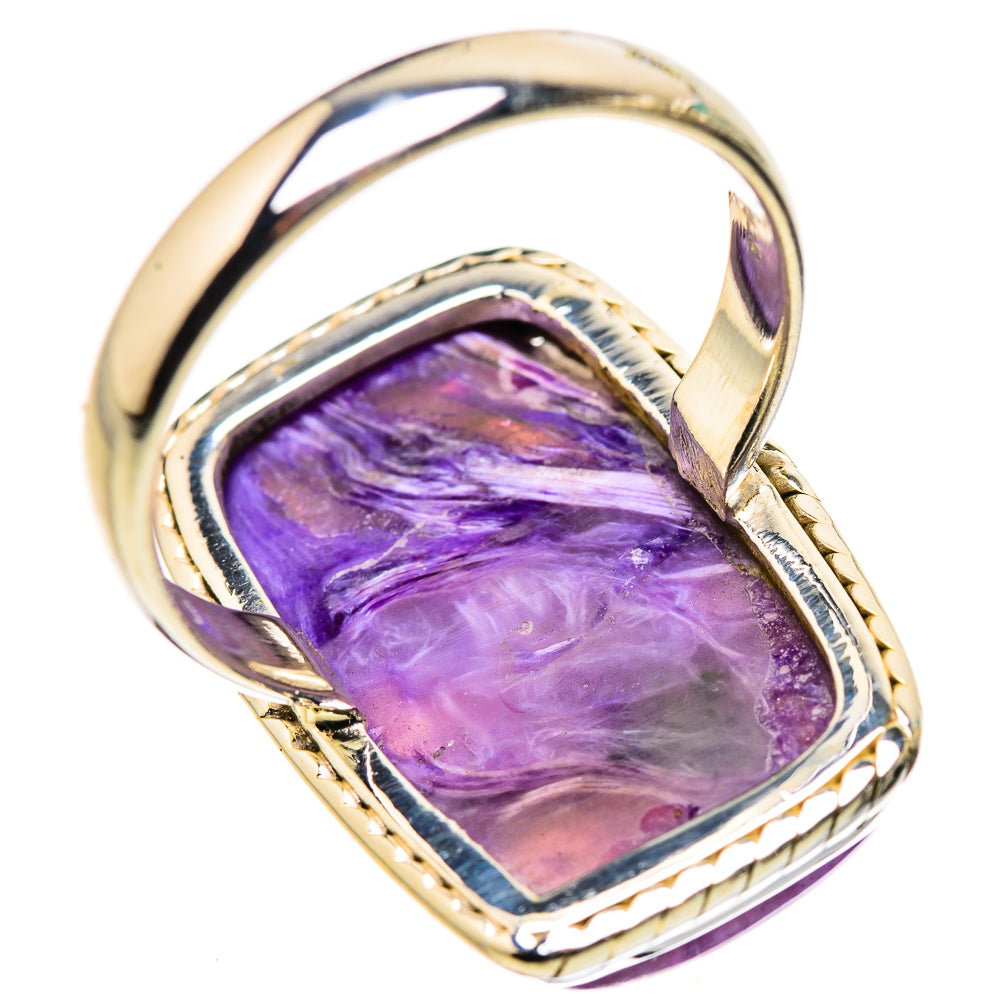 Charoite Rings handcrafted by Ana Silver Co - RING132318 - Photo 3