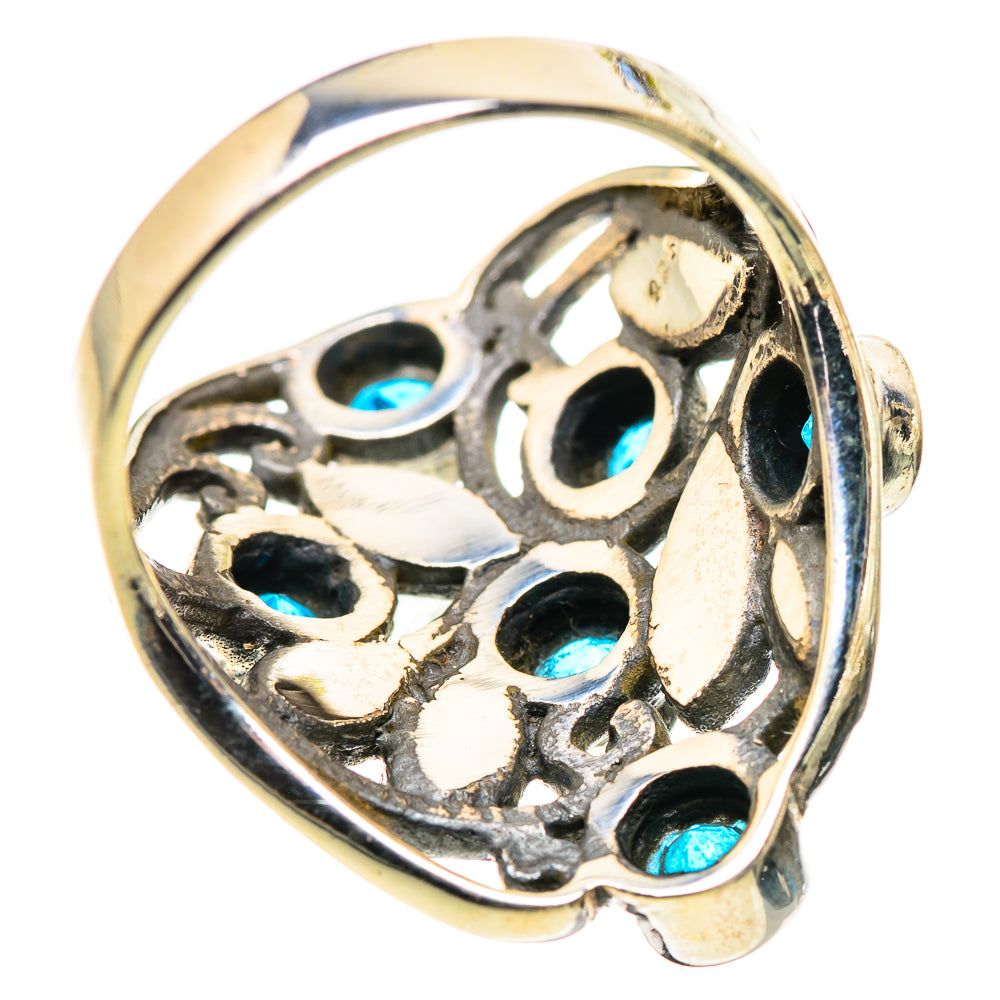 Swiss Blue Topaz Rings handcrafted by Ana Silver Co - RING132431 - Photo 3