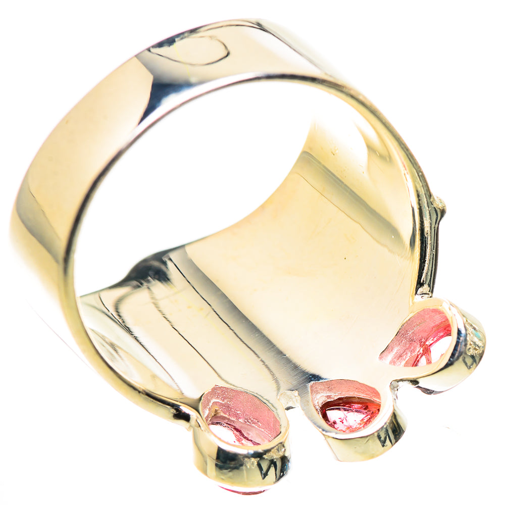 Pink Tourmaline Rings handcrafted by Ana Silver Co - RING132438 - Photo 3