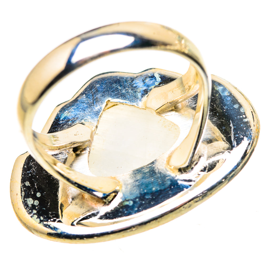 Rainbow Moonstone Rings handcrafted by Ana Silver Co - RING132474 - Photo 3