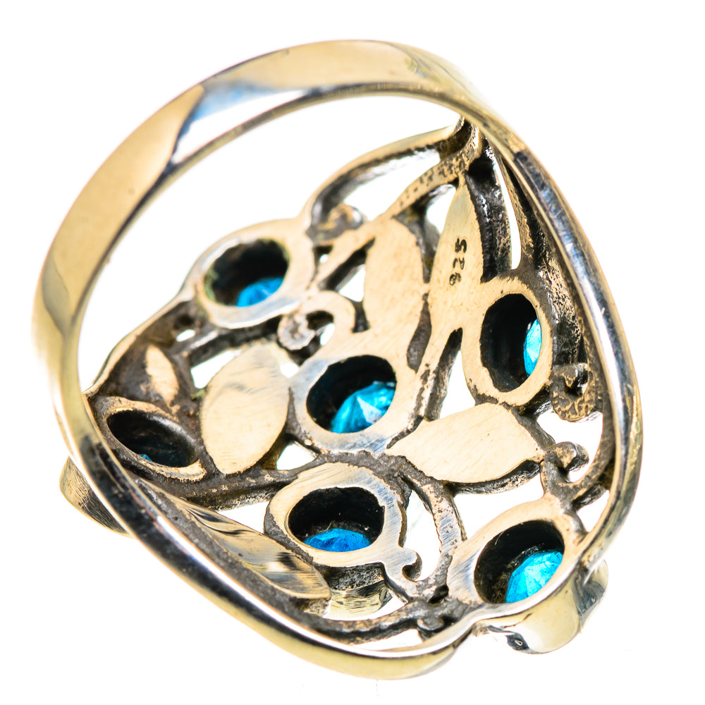 Swiss Blue Topaz Rings handcrafted by Ana Silver Co - RING132494 - Photo 3