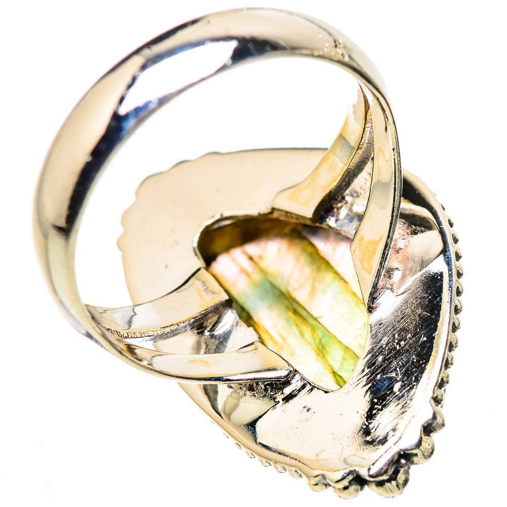 Labradorite Rings handcrafted by Ana Silver Co - RING132580 - Photo 3
