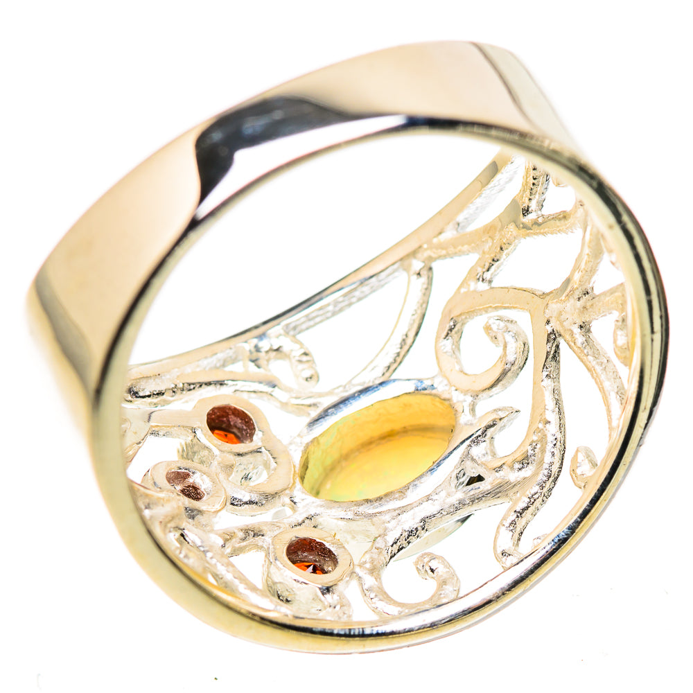 Ethiopian Opal Rings handcrafted by Ana Silver Co - RING132599 - Photo 3