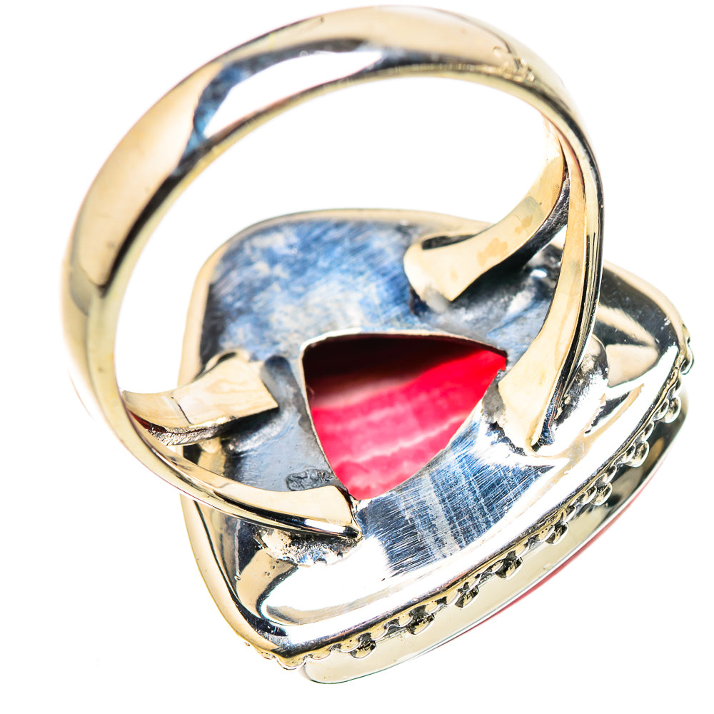 Rhodochrosite Rings handcrafted by Ana Silver Co - RING132614 - Photo 3