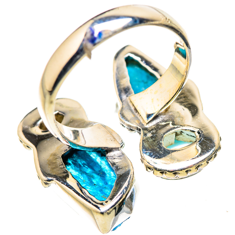 Blue Fluorite Rings handcrafted by Ana Silver Co - RING132652 - Photo 3