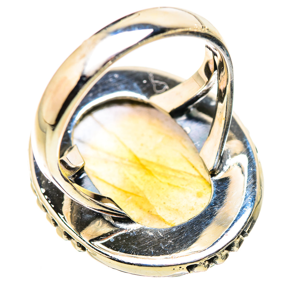 Labradorite Rings handcrafted by Ana Silver Co - RING132725 - Photo 3